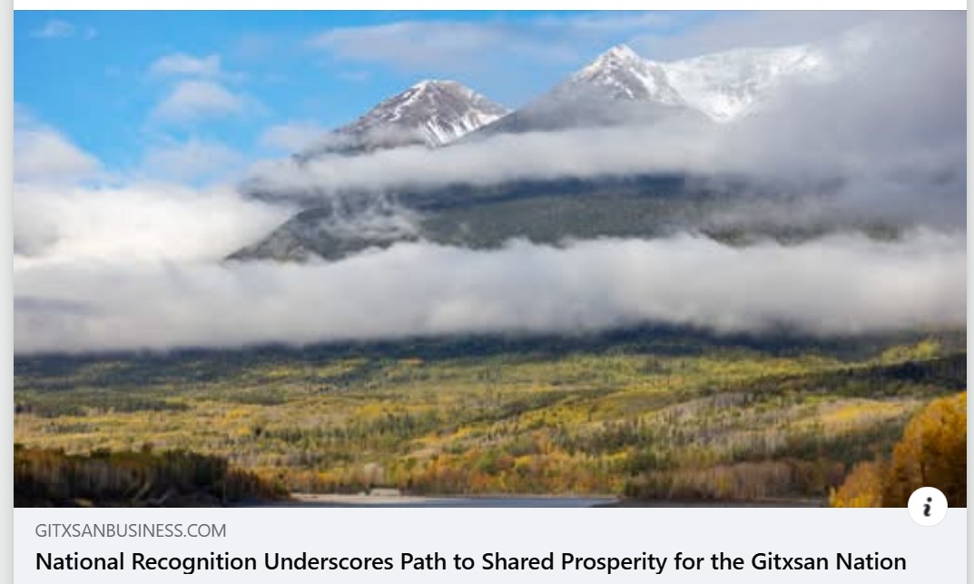 Gitxsan Hereditary Chiefs support the  Ksi Lisms LNG facility