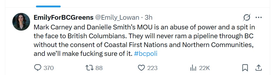 Emily Lowan - Green Party of British Columbia