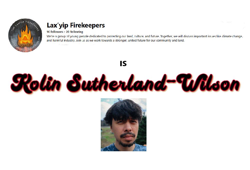 Kolin Sutherland-Wilson is Lax’yip Firekeepers